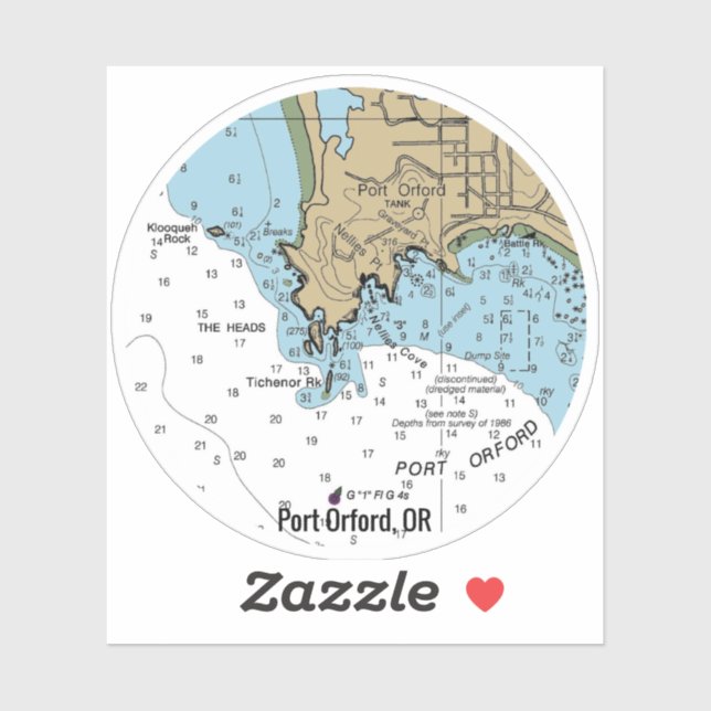 Port Orford Oregon Chart (Sheet)