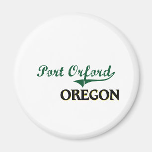 Port Orford Oregon Classic Design Magnet