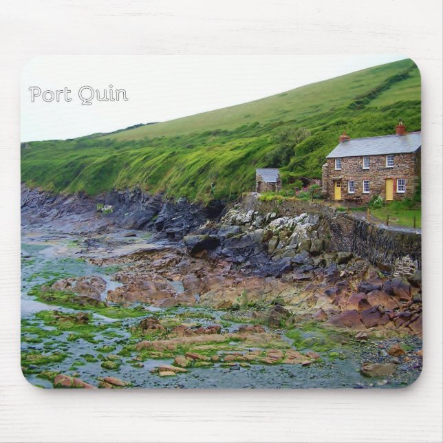 Port Quin Cornwall England Poldark Location Mouse Pad (Front)