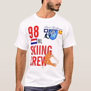 Port Richman Skiing Crew Netherlands Ski T-Shirt