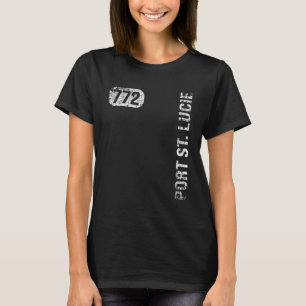 Port St Lucie Florida 772 Area Code Vintage Retro T-Shirt