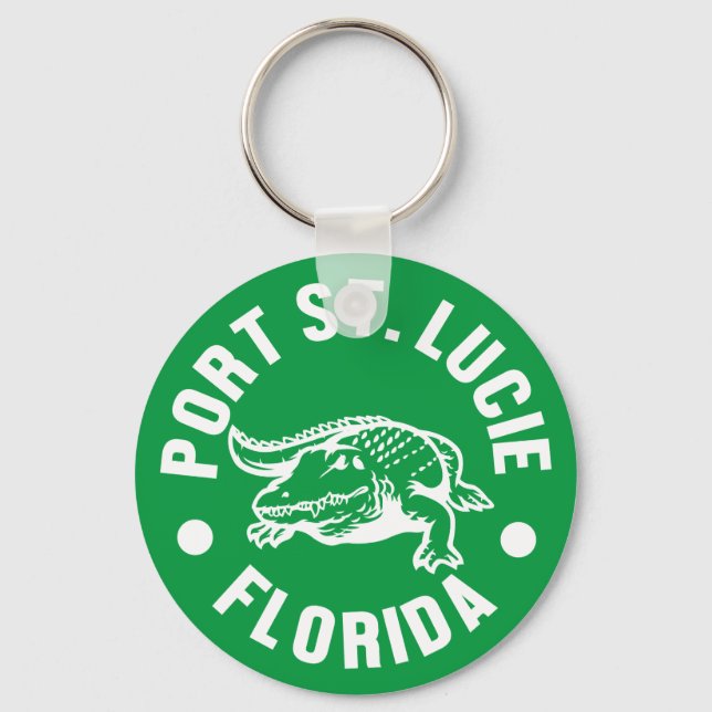 Port St. Lucie,Florida Keychain (Front)