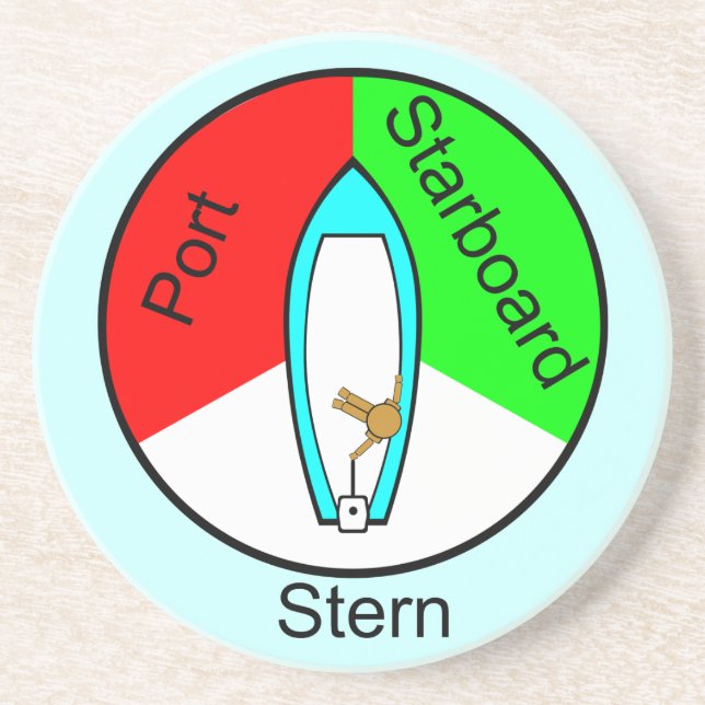 Port Starboard Stern Coaster (Front)