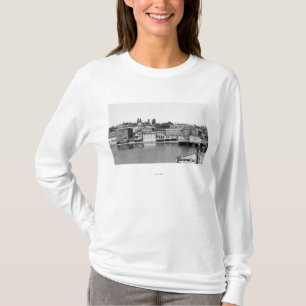 Port Townsend, WA Waterfront Town View Photograp T-Shirt