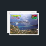Port Vila - Vanuatu - Aerial View - Postcard<br><div class="desc">Here you will find the souvenir of your vacation. This category contains souvenirs of many locations in:   VU0006 - Oceania - Vanuatu - Port Vila.  Amaze friends and relatives with the unique souvenirs from your great trip! Try us!</div>
