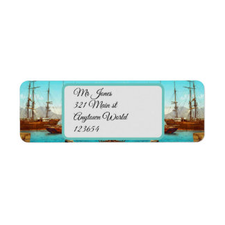 Port vintage Italie 1800