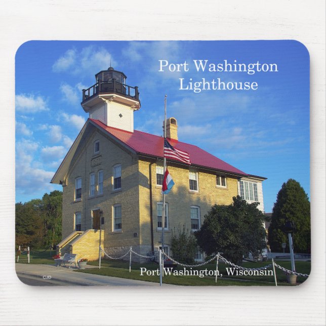 Port Washington Lighthouse mousepad (Front)