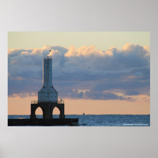 Port Washington, Wi. Lighthouse Poster