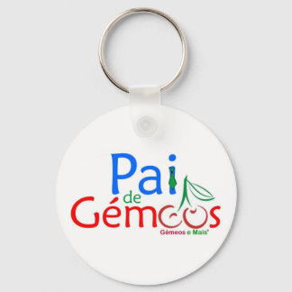 Porta-chaves Pai de Gémeos Keychain