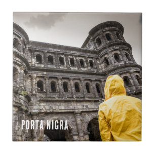 Porta Nigra in Trier Rhineland Palatinate Germany Tile