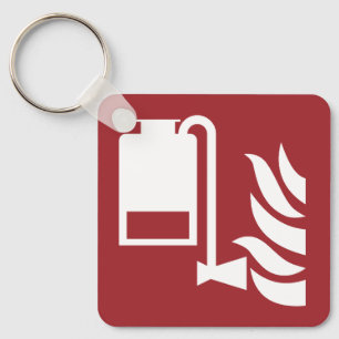 Portable Foam Applicator Unit Safety Sign Keychain