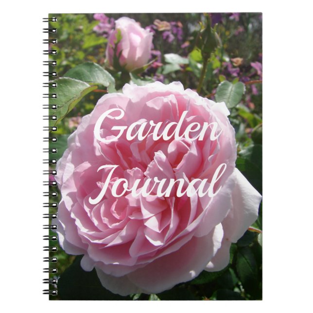 Portable Garden Journal Rose Floral Flowers (Devant)
