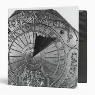 Portable Sundial, from Sierk Castle 1756 Binder