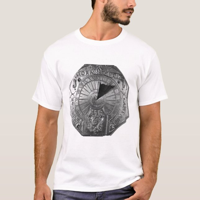 Portable Sundial, from Sierk Castle  1756 T-Shirt (Front)
