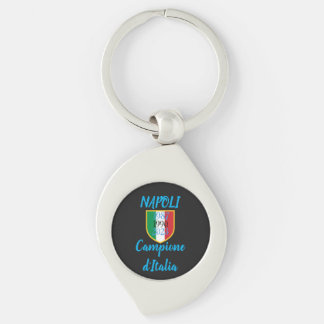 Portachiavi in metallo Napoli Scudetto Keychain