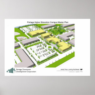 Portage Campus Plan Poster