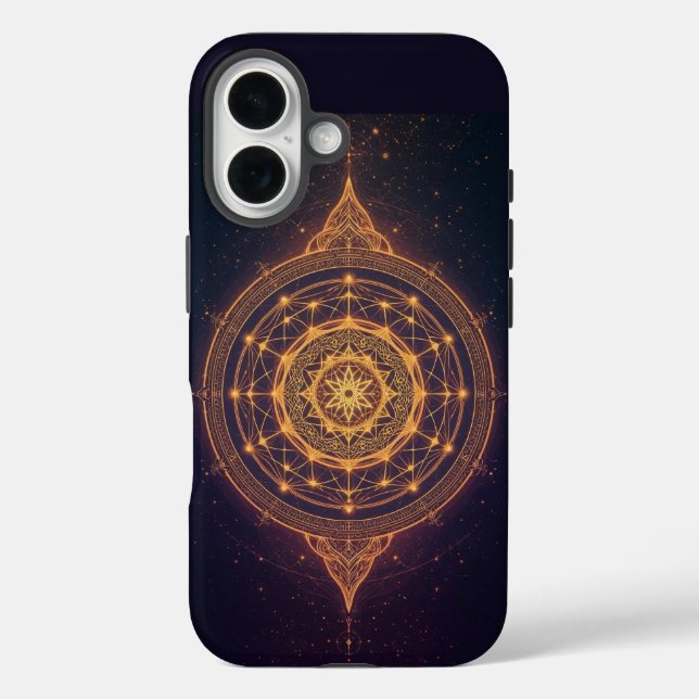 Portal of the Infinite Light – A Sacred Mandala Case-Mate iPhone Case (Back)