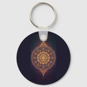 Portal of the Infinite Light – A Sacred Mandala Keychain