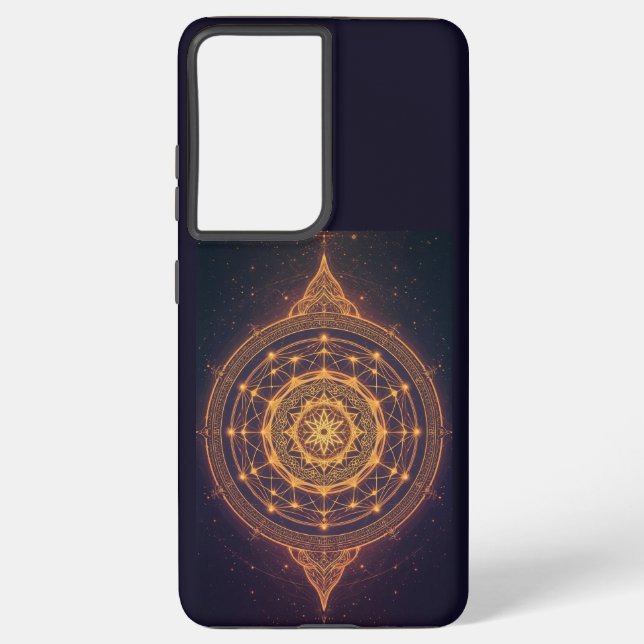 Portal of the Infinite Light – A Sacred Mandala Samsung Galaxy S21 Ultra Case (Back)