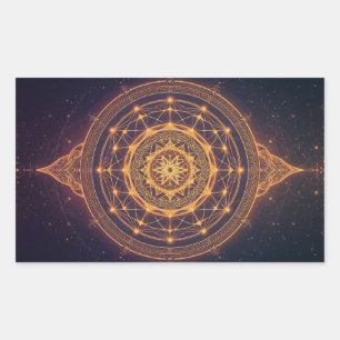 Portal of the Infinite Light – A Sacred Mandala Sticker