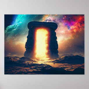 Portal Painting Poster