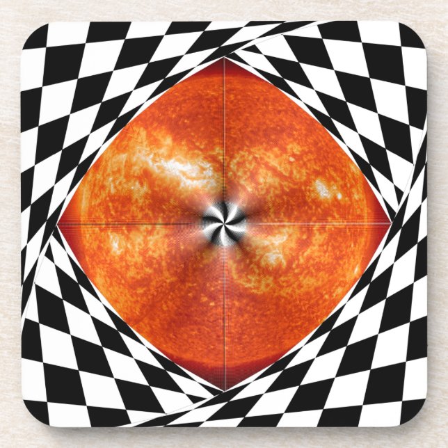 Portal to the Sun by Kenneth Yoncich Coaster (Front)