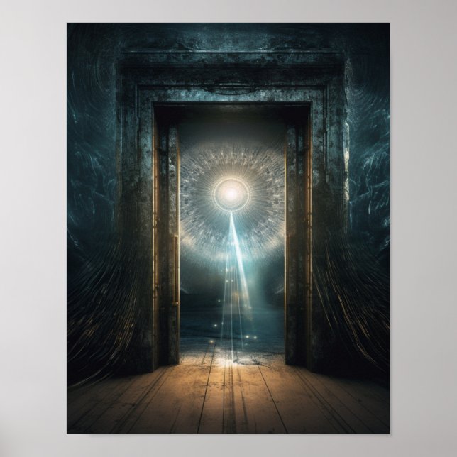 Portal to the Unknown Digital Art Poster (Front)
