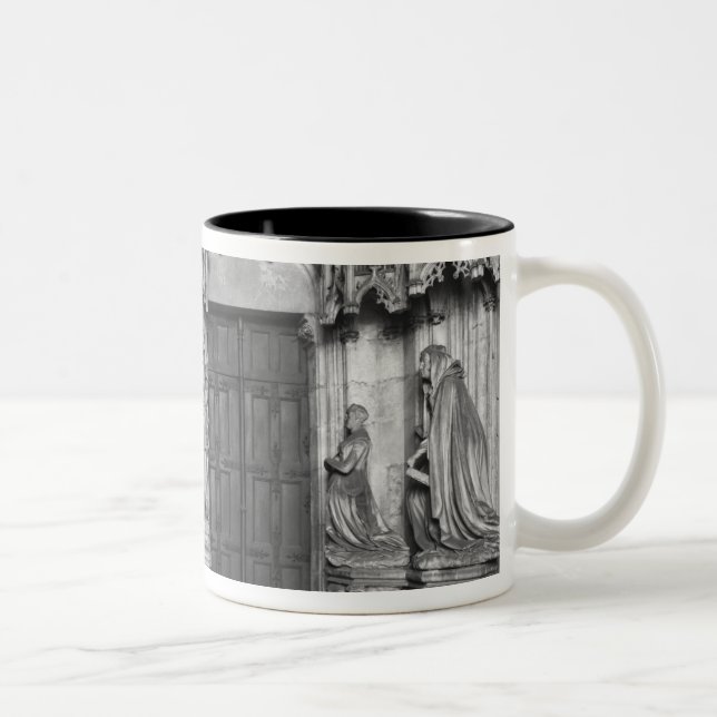 Portal with a trumeau depicting the Virgin Two-Tone Coffee Mug (Right)