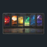 Portals Desk Mat<br><div class="desc">3D rendered fantasy/sci-fi scene.   Dedicated to my Dad!</div>