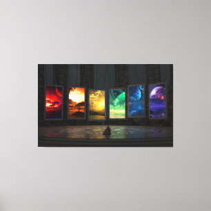 Portals Wrapped Canvas