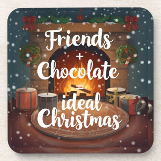 Portavases decoration home dinner friends Christma Coaster