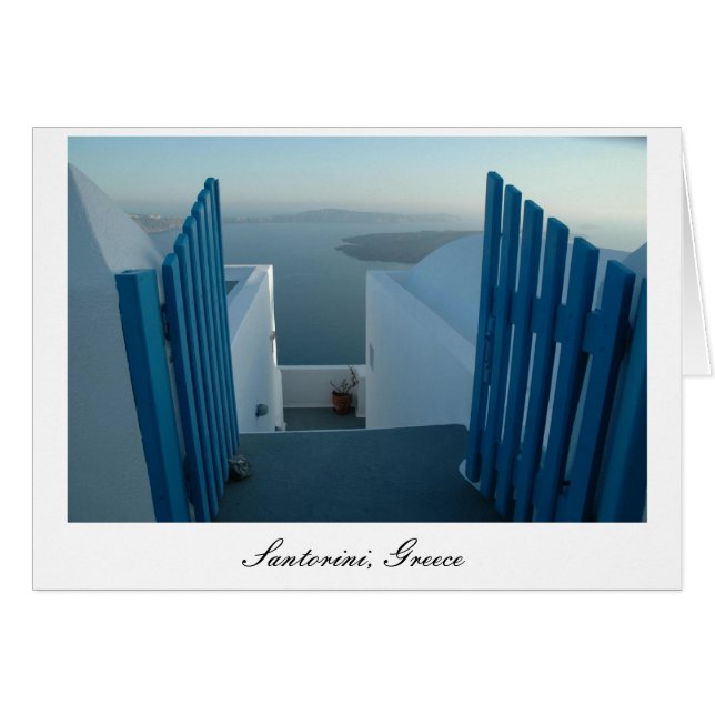 Porte à Santorin (Devant horizontal)