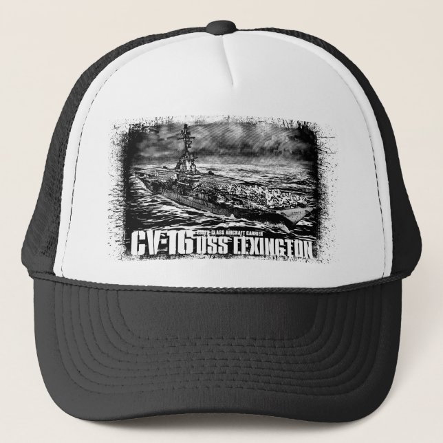 Porte-avions Lexington Casquette (Devant)