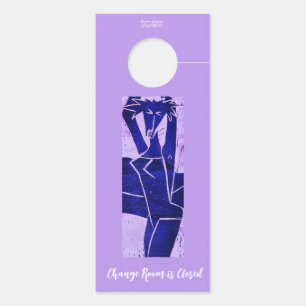 Porte Beauté de bain Changement de chambre Affichette de