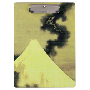Porte-bloc 富 士 と 龍, 北 斎 Mont Fuji et Dragon, Hokusai, Ukiyo-e
