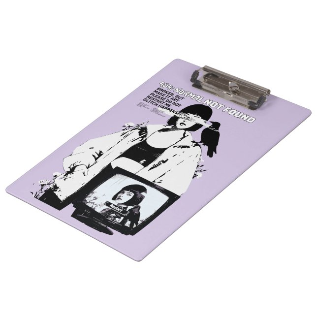 Porte-bloc 404: Normal Not Found – Glitched Soul (Incliné)