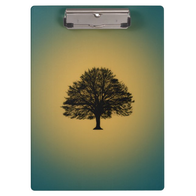 Porte-bloc à l'arbre doré (Devant)