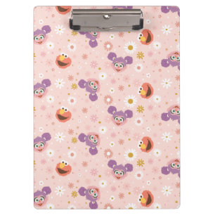 Porte-bloc Abby Cadabby et Elmo   Motif de bois