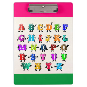 Porte-bloc ABC colorée