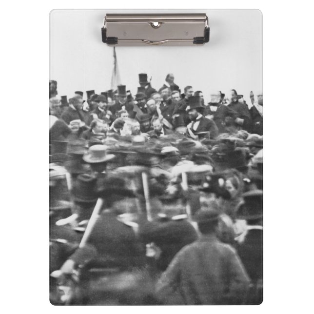 Porte-bloc Abe Lincoln Gettysburg Adresse : Fin de la guerre  (Devant)