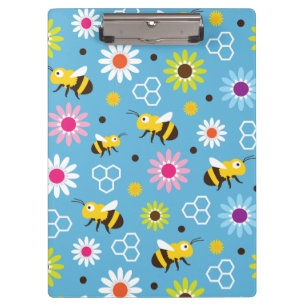 Porte-bloc Abeille & Fleurs