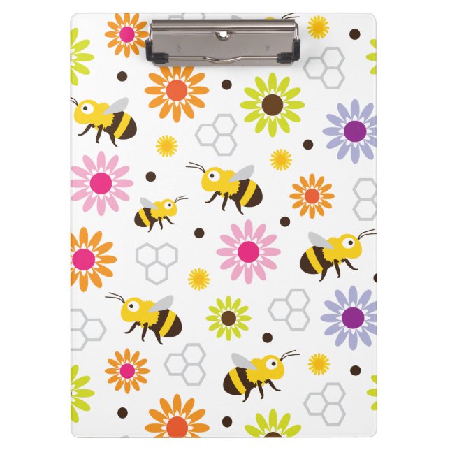 Porte-bloc Abeille & Fleurs (Devant)