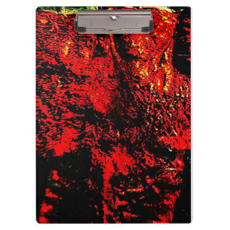 Porte-bloc Abstract red clipboard,Darkness red abstract 