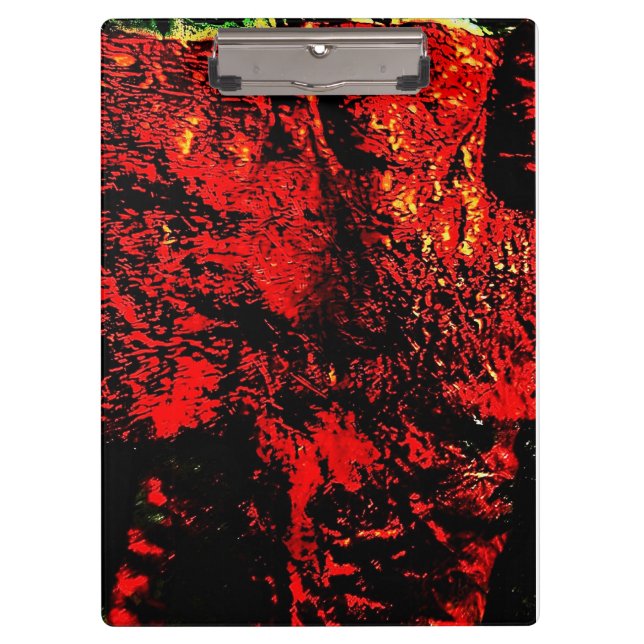 Porte-bloc Abstract red clipboard,Darkness red abstract  (Devant)