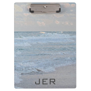 Porte-bloc Abstrait Artiste Bleu Vert Océan Vagues