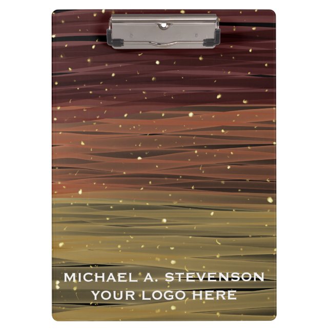 Porte-bloc Abstraits traits de peinture acrylique Customisés (Devant)