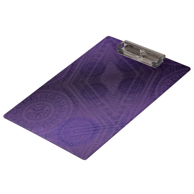 Porte-bloc Acceptation | Médaillons de méditation violette (Incliné)