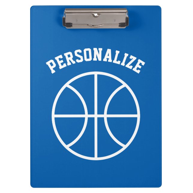 Porte-bloc Accessoires sportifs pour entraîneur de basket-bal (Devant)