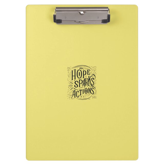 Porte-bloc Actions d'espoir (Devant)