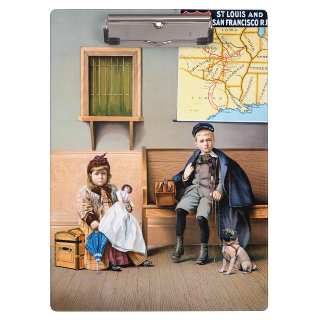 PORTE-BLOC AFFICHE DE CHEMIN DE FER, 1898 (Devant)